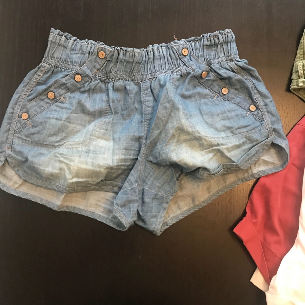 Jolt elastic waist denim shorts size 11